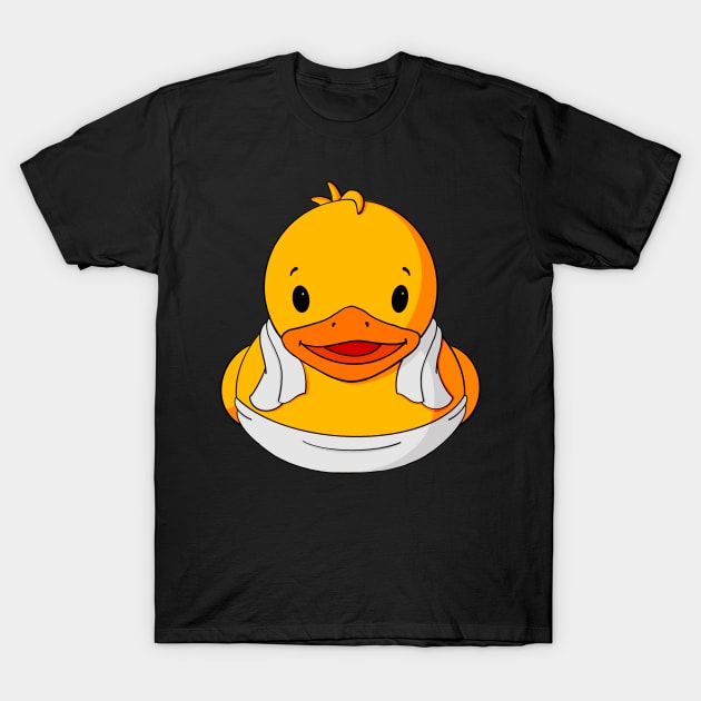 Spa Day Rubber Duck T-Shirt by Alisha Ober Designs